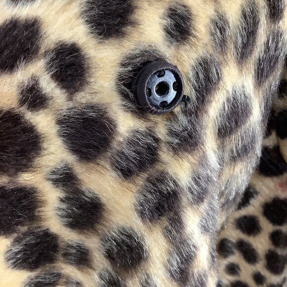 VTG 60s Hudson's Detroit Faux Fur Animal Print Coat L Penny Lane Cheetah Leopard - Picture 5 of 11